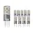 Confezione Multipack 10x Noxion Bolt LED Capsule G9 3.8W 470lm - 827 Bianco Molto Caldo | Sostitutiva 40W