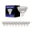 Confezione Multipack 10x Noxion Faretti LED GU5.3 MR16 3.4W 345lm 36D - 840 Bianco Freddo | Sostitutiva 35W