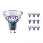 Confezione Multipack 10x Philips MASTER LEDspot ExpertColor GU10 PAR16 3.9W 265lm 36D - 927 Bianco Molto Caldo | Miglior resa cromatica - Dimmerabile - Sostitutiva 35W